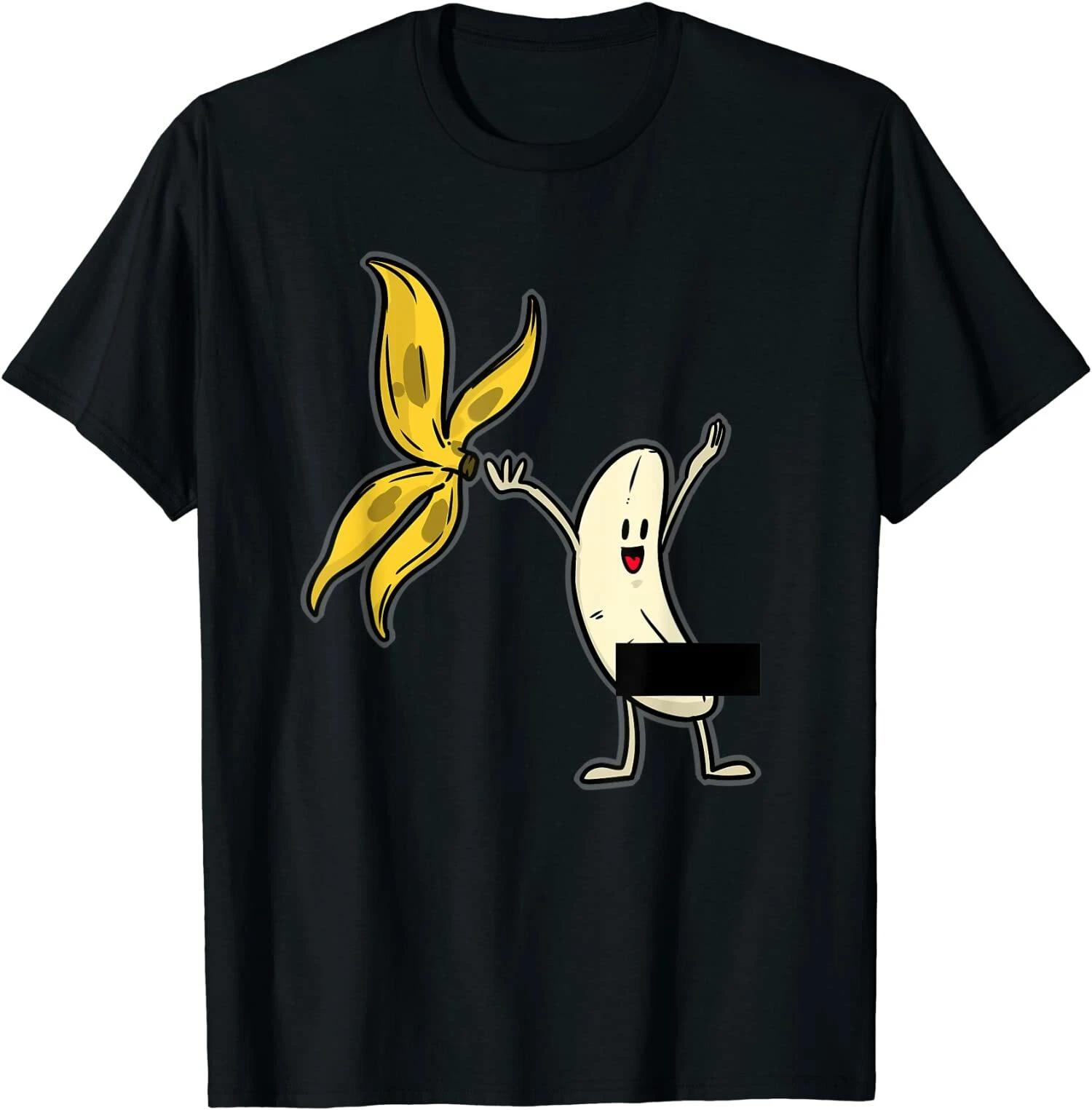 Men s and Women s T-shirts NEW LIMITED Funny Banana Censor Premium Gift Idea Tee T-Shirt Size S-3XL XXXXL