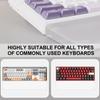 Acrylic Keyboard Wrist Rest Frosted Comfort Pad for Typing Efficiency 61 87 104Keys Non Slip Base