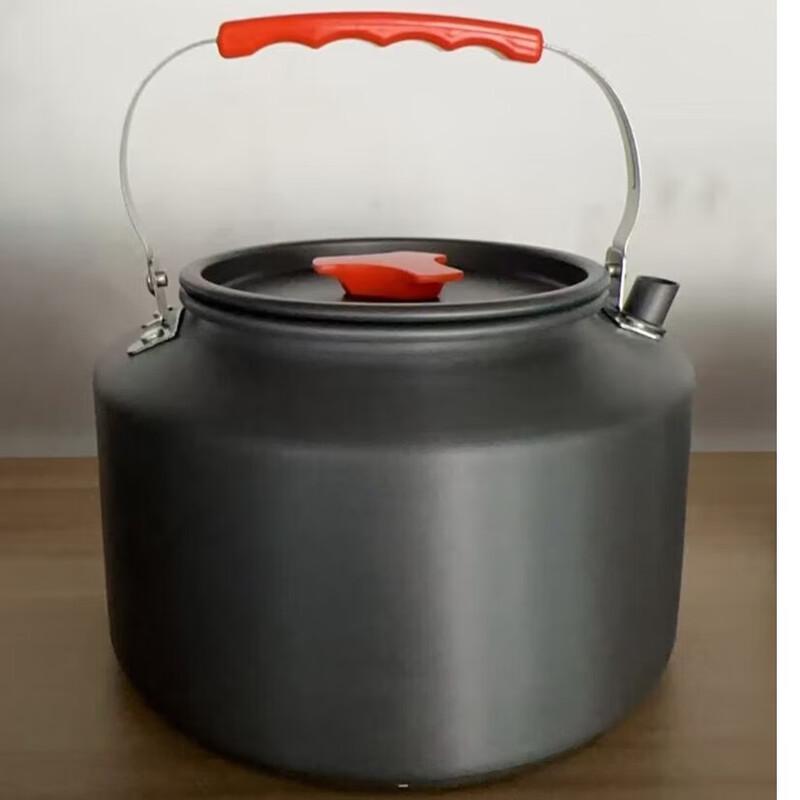 ZISIZ Outdoor Portable 2L Kettle with Orange Handle
