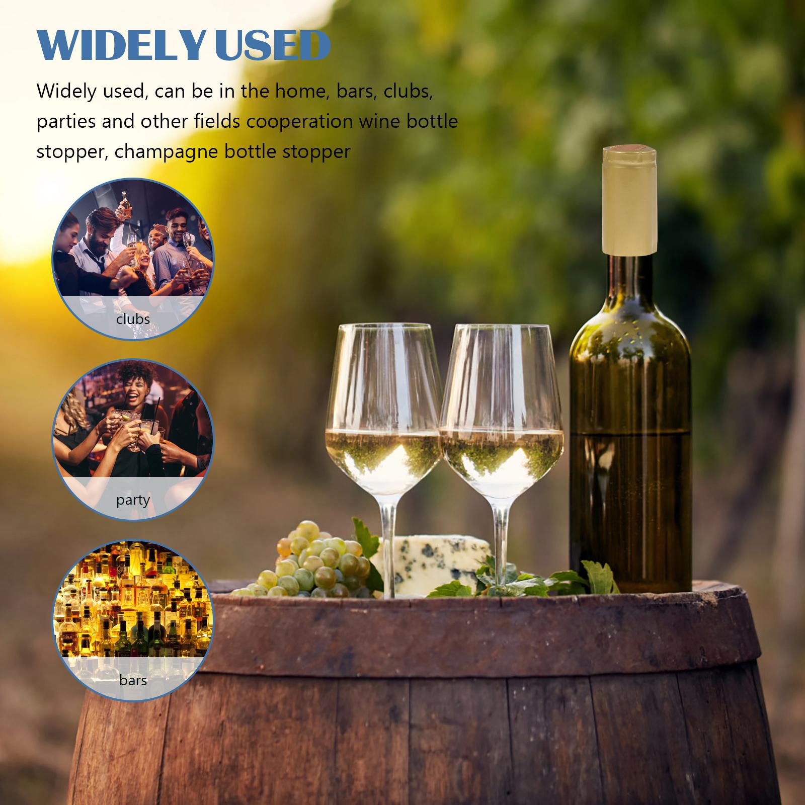 100 шт. термоусадочная бутылка рукав ПВХ капсулы семейные аксессуары уплотнительная — фото 7