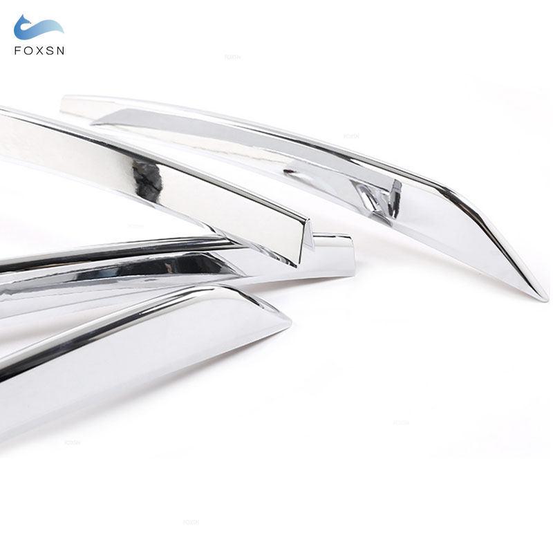 For Mercedes Benz GLC Class X253  ABS Chrome Car Accessories Front Fog Light Strips Air Intake Grille Cover Trim