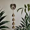 1 Piece Metal Wind Chime, Wrought Iron Hanging Ornament With Chain, Outdoor Garden Decoration, Home Decoration, Bell