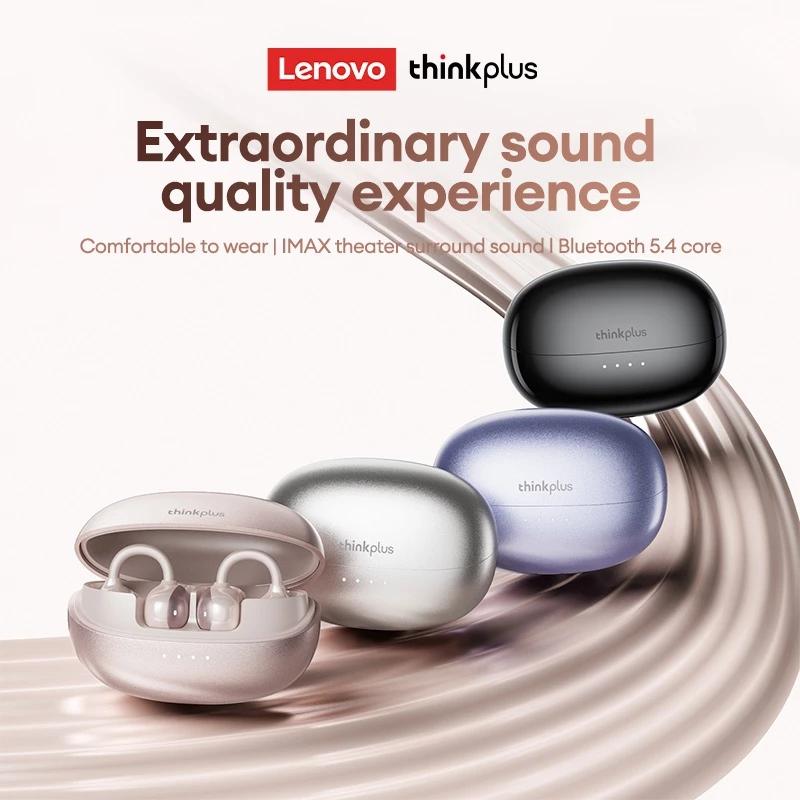 Lenovo LK6 Wireless Bluetooth Earphones Long Battery Life Sports Ear Clip Earbuds