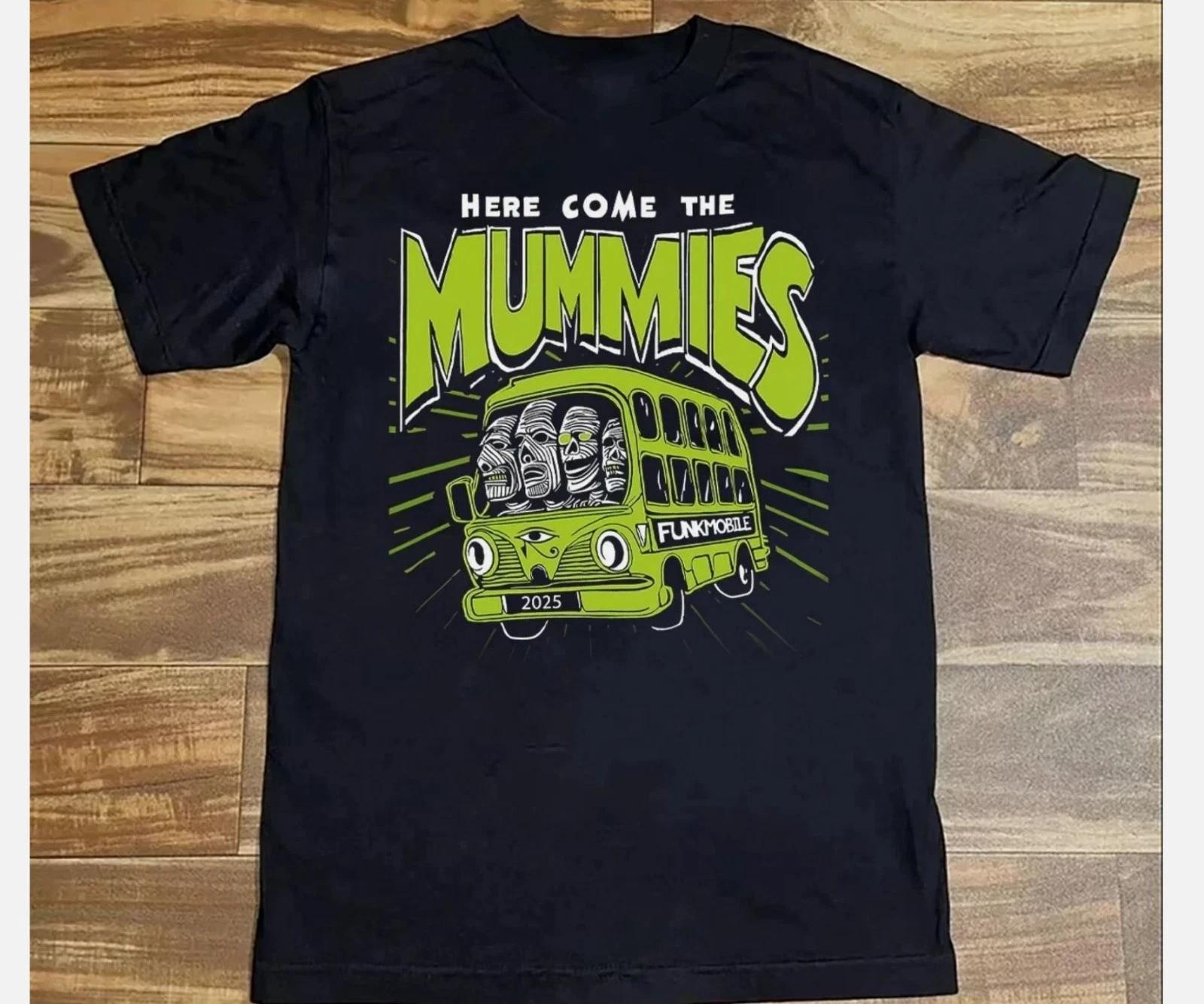 Here Come The Mummies Band Tour 2025 short sleeve shirt reprint 4XL