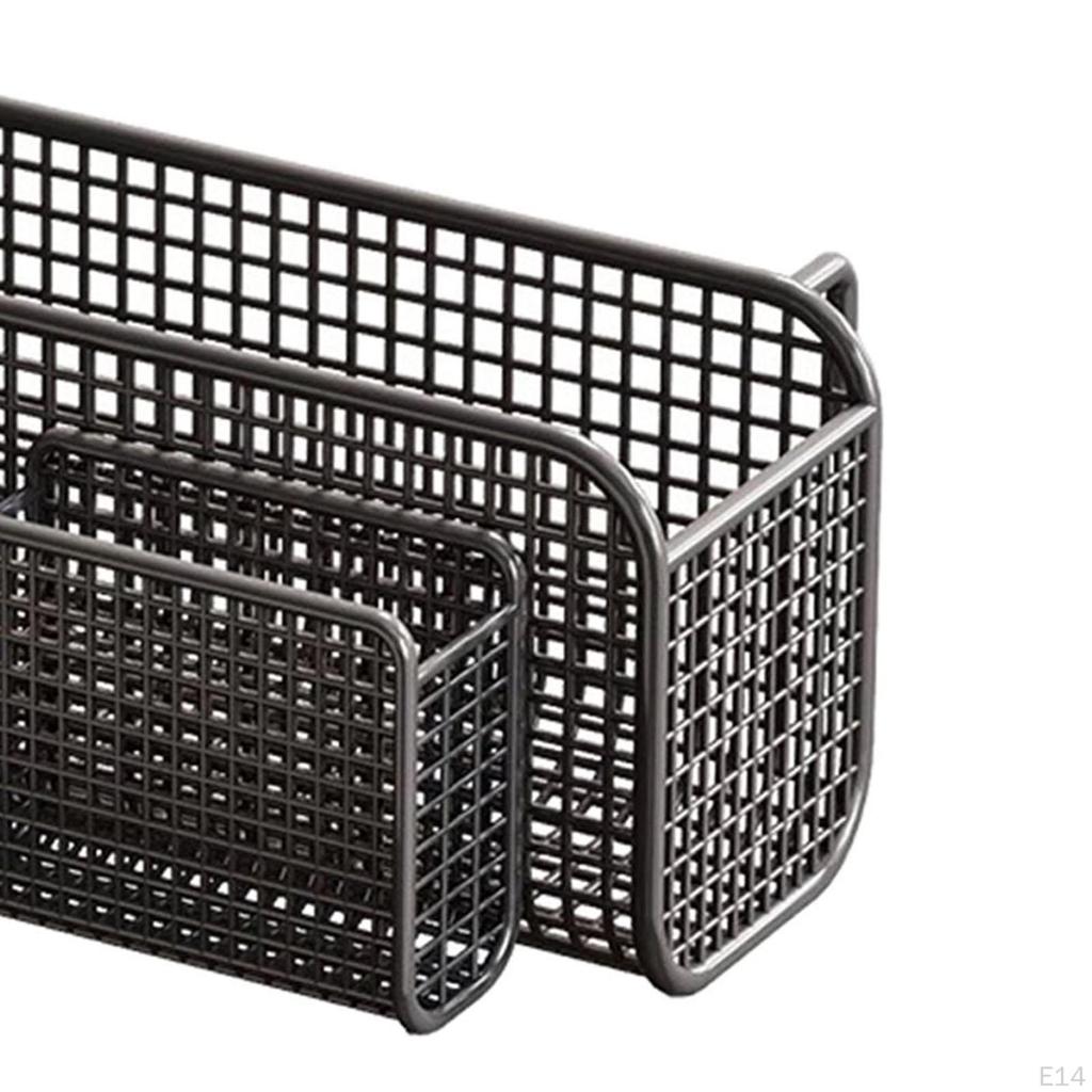 Hanging Storage Basket Bunk Bed Organizer Bedside Shelf Rails Office for Kids Adults Metal Multi