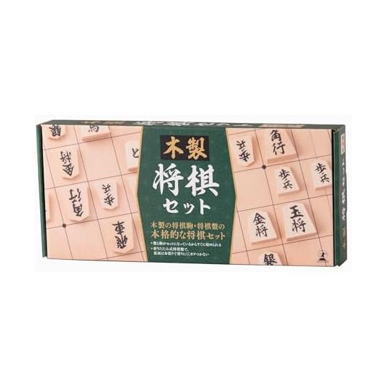 Gentosha Wooden Shogi Set, Board Game, Shogi Board, Foldable, Ages 6+