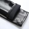 Men's PU Leather Pants - Oil & Waterproof, Loose Fit, Plus Size, Ideal for Work, Driving, Delivery, and Riding during Autumn/Winter.