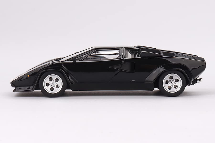 TrueScale Miniatures TSM MODEL Lamborghini Countach 5000S Black Finished Product 1/43