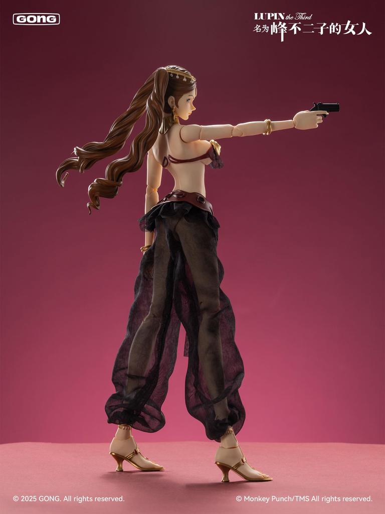 Kyoko GONG the The Woman Called Fujiko Fujiko Mine Scale PVC ABS Fabric Painted Movable Figure "LUPIN Third Mine" 1/6 & &
