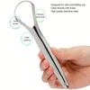 Stainless Steel Tongue Scraper, Portable Tongue Scraper, Oral Care Halitosis Cleaner, Suitable for Home And Clinic Use