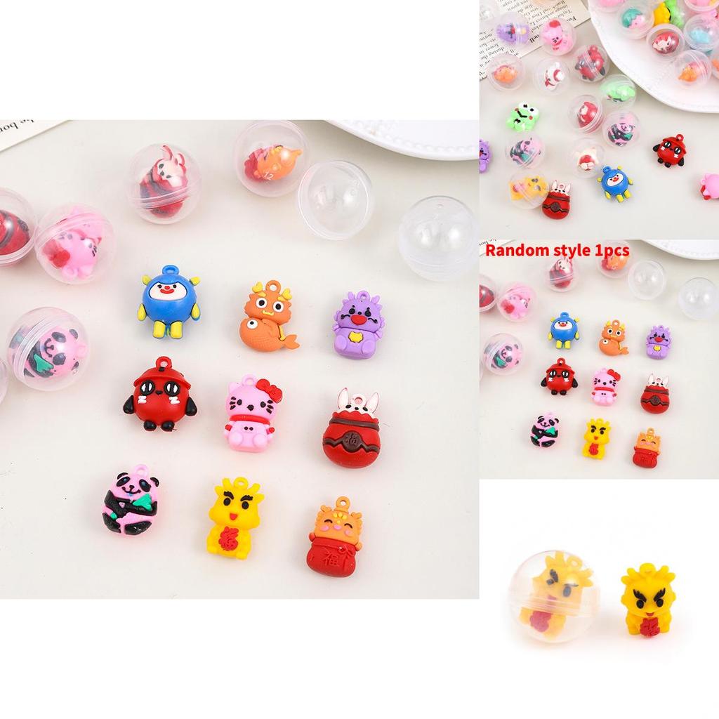 Kids Animal Minifigures With 32mm Transparent Toys For Collectors And Kids Play