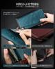 Wallet Long Wallet Pueblo Leather Genuine Leather Made in Japan Small Long Wallet Large Capacity Cover Type 12 Cards YKK Zipper Money Luck Present
