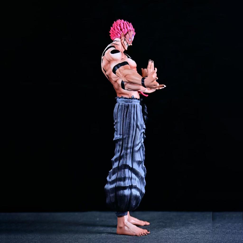 32cm/12.6inch Figure Anime Jujutsu Kaisen Ryomen Sukuna Action Figure PVC Statua da Collezione Modello Ornamento Bambola Giocattoli per Regali