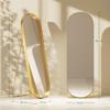 Full Body Mirror With Metal Frame 160 X 50 Cm Gold Colored Frame For Living Room Bedroom