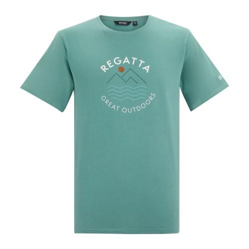 Regatta Mens Cline IX Wavy Lines T-Shirt