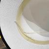Bowknot Straw Bucket Hat Elegant Solid Color Sun Hat Trendy Foldable Travel Beach Hats for Women Daily Uses Summer Outdoor