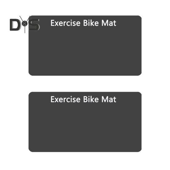 

2 шт. велотренажер нескользящий коврик шумоподавление велотренажер стационарный велосипед эллиптическая беговая дорожка звукопоглощающий коврик чёрный