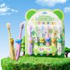 1 6PCS Children Super Soft Toothbrush 3 To 12Y Toddler Baby Training Toothbrush Cute Cartoon Zoo Animal Kids Oral Care Tools