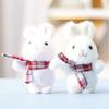 Soft Rabbit Plush Doll With Scarf For Bag Charm Girls Travel Gift