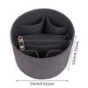 1Pc Soft Felt Cloth Insert Bag Women's Organizer Handbag Felt Travel Bag Insert Liner Purse Organiser Pouch NEW