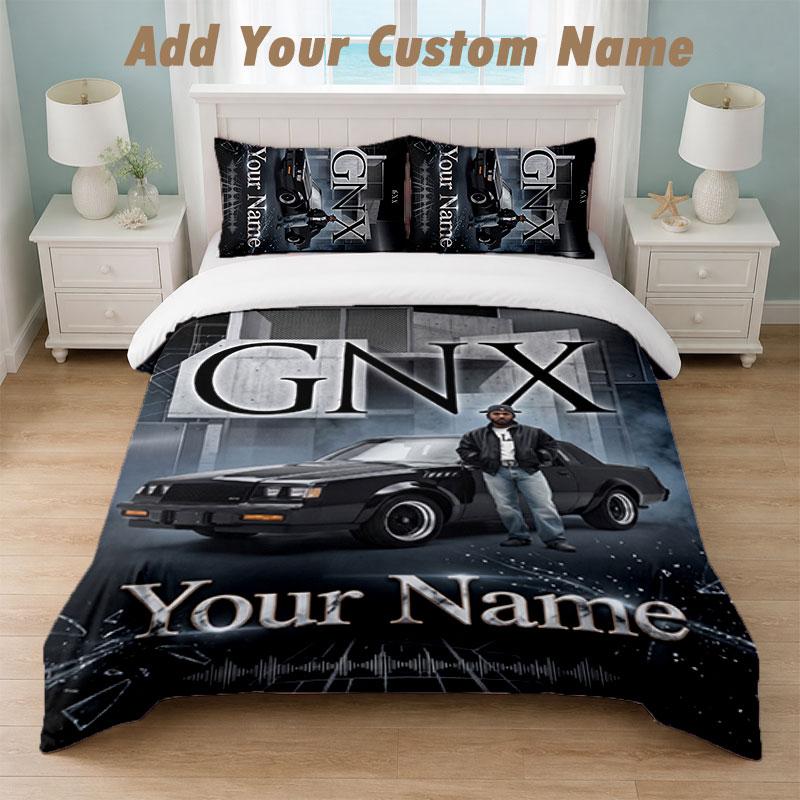 Bedding Set 1 Duvet Cover 2 Pillowcases Kendrick Lamar Print Soft Bed Linen Bedroom Decor