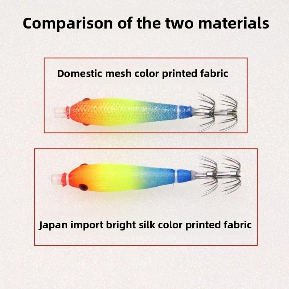 5pcs/bag Luminous UV Fishing Octopus Jig Blowing Tube Squid Hook Explosion Hook Freshwater Fishing