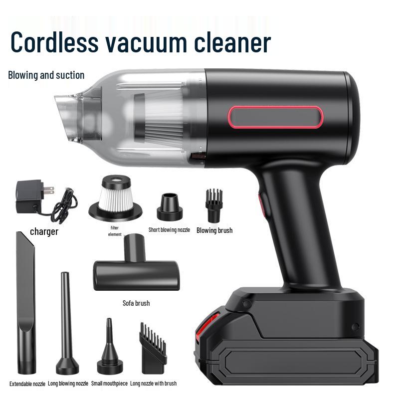 High-Suction Handheld Wireless Car Vacuum Cleaner & Mini Duster