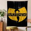WU-T--TANG CLAN DIY Wall Tapestry Art Science Fiction Room Home Decor Wall Art Decor