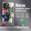 Banksy Graffiti Art  Phone Case For iPhone17 16 15 14 13 12 11 X XR XS 8 Plus Mini Pro Max Glass Magnetic Case