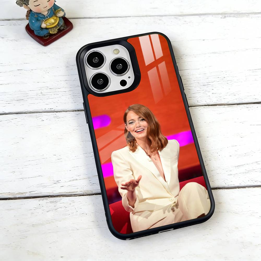 Emma Stone Phone Case For iPhone17,16,15,14,13,12,11 Plus,Pro Magnetic For Magsafe Wireless Charging
