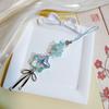 Cherry Blossom Glitter Star Phone Lanyard Strap Cute Keychain for Girls Phone Charm Gift
