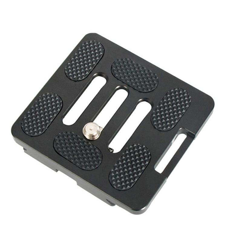 Aluminum Quick Release Plate with 6 AntiSlip Feet Pad for Tripod Ball Head Tripod Adapter Plate For Arca Tripods