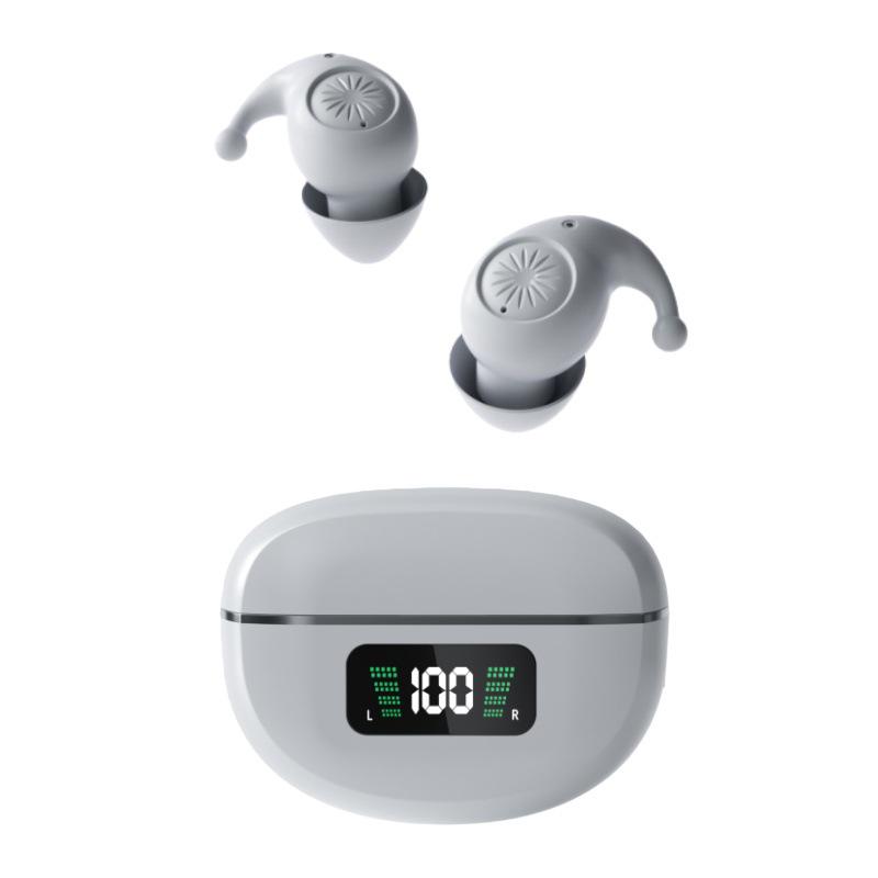 2025 Wireless Noise-Cancelling Sleep Earphones - Soft Silicone, No Ear Pressure, Side Sleeper Friendly.