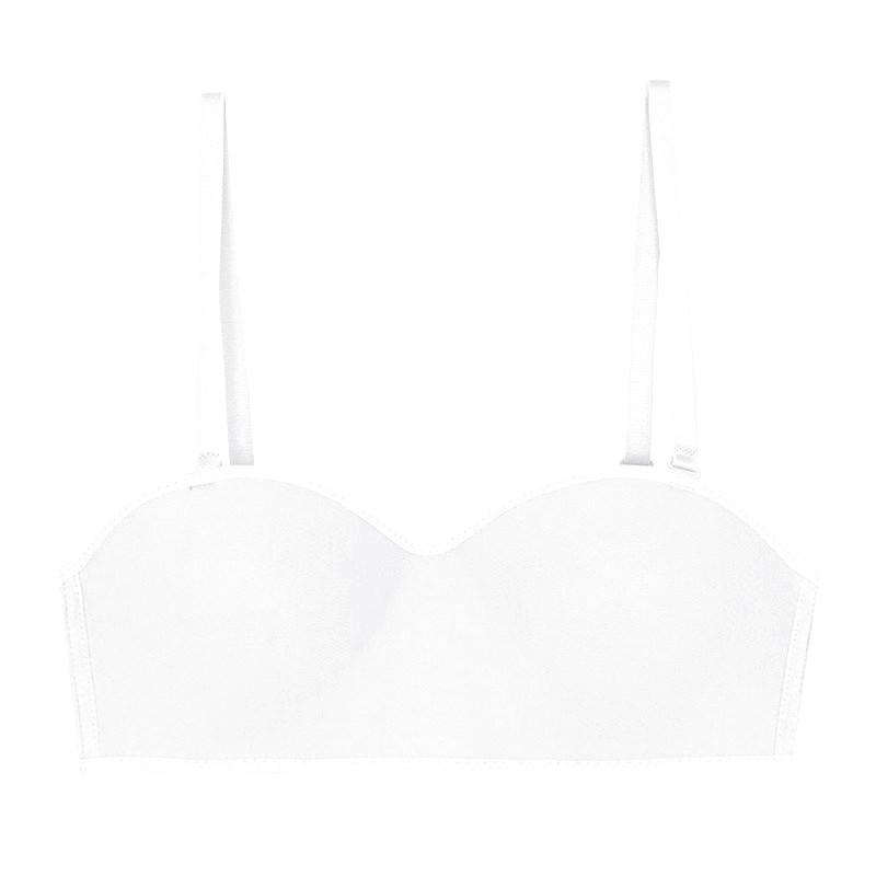 

FINETOO Бюстгальтер без бретелей для жінок, сексуальних дівчат, бездротова нижня білизна, бюстгальтер Push Up, нижня білизна S білий