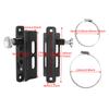 Fire Extinguishers Bracket Using Adjustable Clamps for Easy Mounting on 1.75-2Inch Roll Cage Without Body Damage
