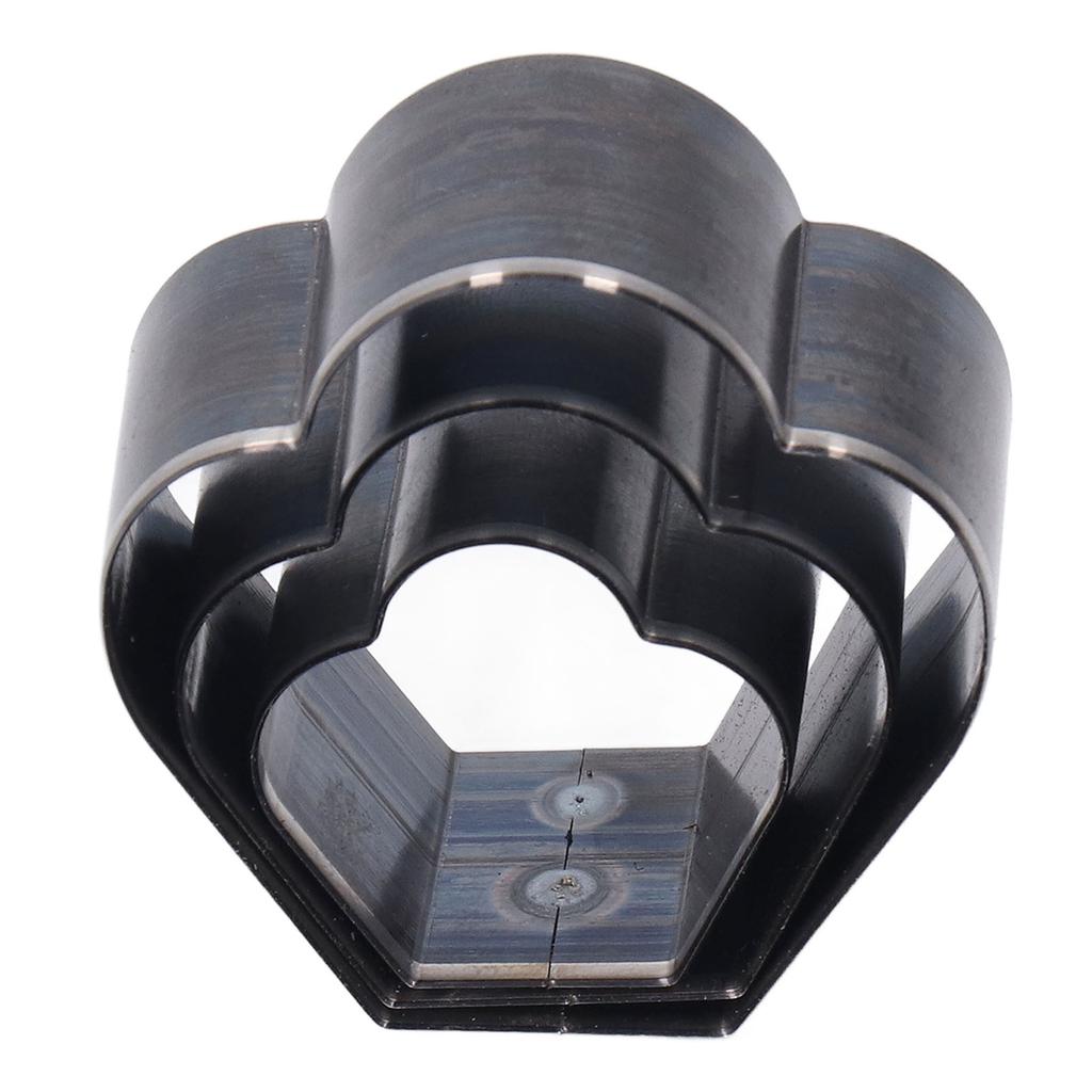 3Pcs Crown Shape Leather Punching Die Set Cutting Knife Kit 1 Hole Hollow Punch Cutter