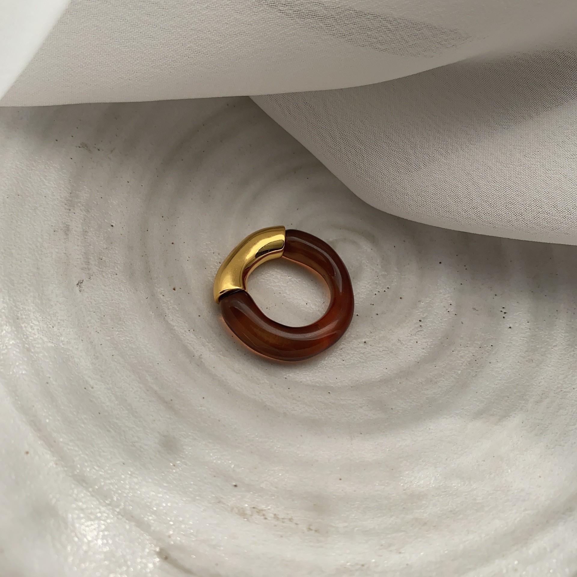 Нишевое Простое Матовое Серебряное Щеточная Поверхность Кольцо Женское Легкая Роскошь Нишевый Холодный Стиль Открытое Для Поездок На Работу Модное Кольцо На Указательный Палец