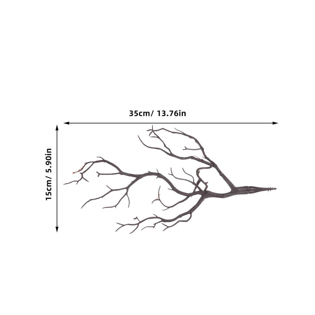 4 Pcs Artificial Dried Antlers Tree Branches Halloween Decor Antler Branches Decoration Artificial Tree Antlers Fake Dried Broun