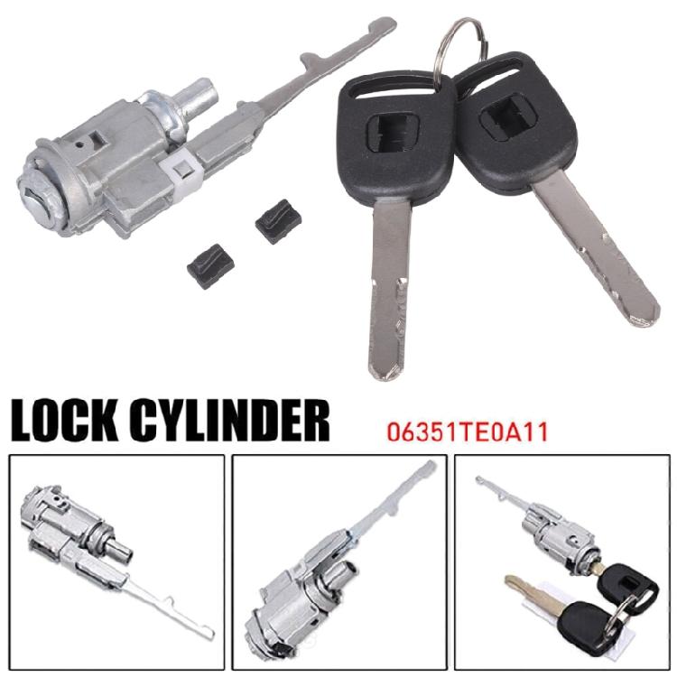 Secure Ignition Lock Cylinder Assembly With Keys, Trusted Quality Replacements For 35100-SAA-901 Drivers No Transponder