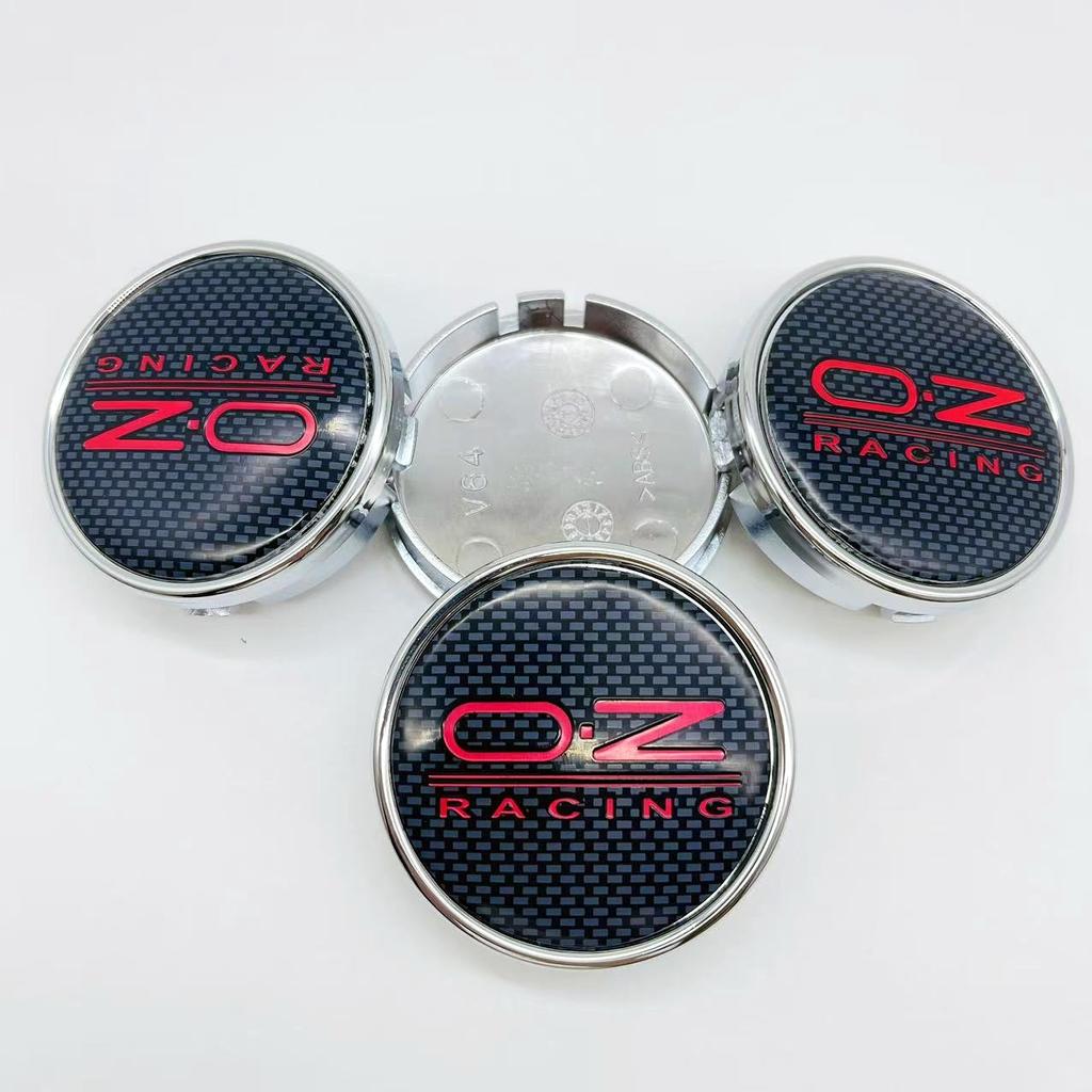 4pcs Car Wheel Center Hub Caps 64mm For OZ Racing Alloy Auto Wheel Rim Center Hub Cap 56mm OZ Badge sticker Styling accessories
