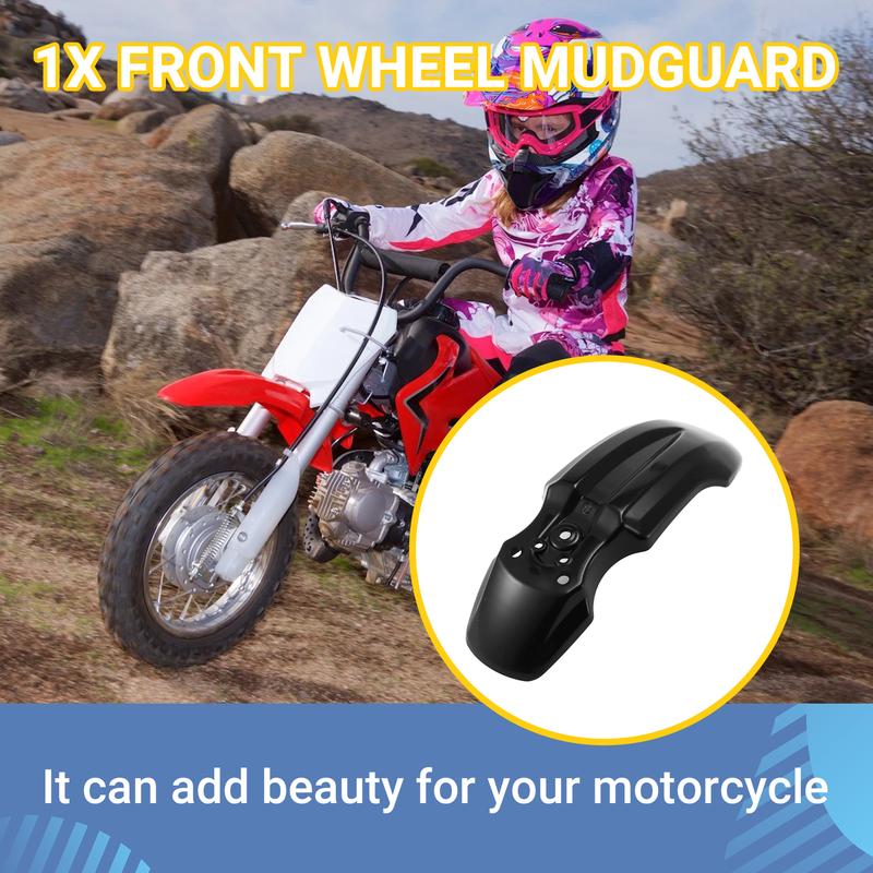 Plastic Front Wheel For Fender Protector For HONDA CRF50 Dirt Pit Bike-A02G