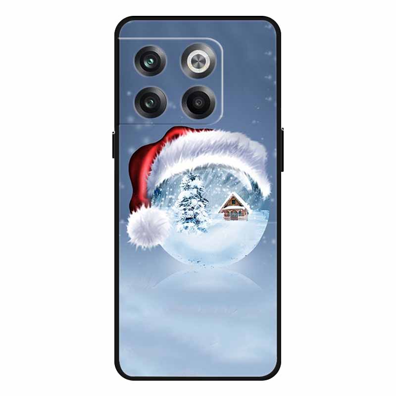 For Oneplus 10T Case 10 Pro Christmas Silicone Soft TPU Cover for Oneplus Nord N20 SE One plus ACE Pro 10T Coque New Year Gift
