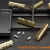 80A Brasses Wire Terminal Connectors for 10 6 AWG Cables Perfect for Automotive Marine Solar Industrial DIY Applications