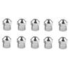 30/20/10pcs Tire Valve Caps for Cars Motorcycles Bike Valve Cap Round Head Chrome Plating Material Plastic Dust Proof Covers
