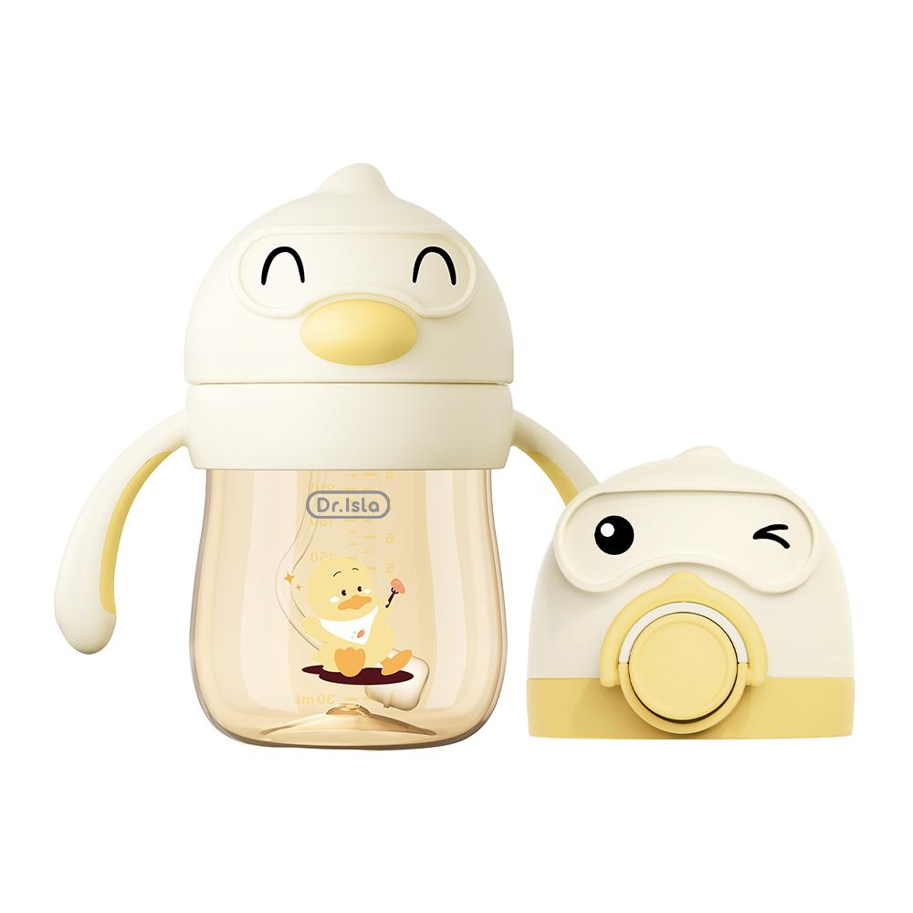 

240ml Portable Baby Water Bottles Baby Feeding Cup With Straw Children Learn Feeding Drinking Bottle Kids Training Cups BPA Free жёлтый