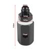 AN6 AN8 AN10 Aluminum Male Fuel Cell Tank Roll Over Exhaust One-way Valve Fuel Vent Valve Joint Black TF-1132