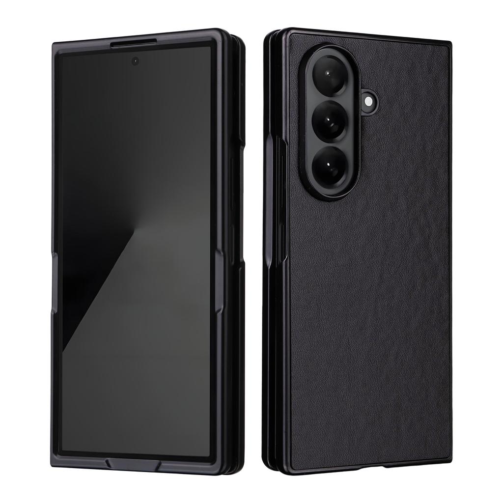 For Samsung Galaxy Z Fold7 5G Case PU Leather Hard PC Protective Phone Cover