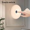 Tricolor Lighting Plastic Donut Wall Lamp Modern Energy Saving Touch Switch Lamp Dimmable USB Plug Desk Lamp Bedroom