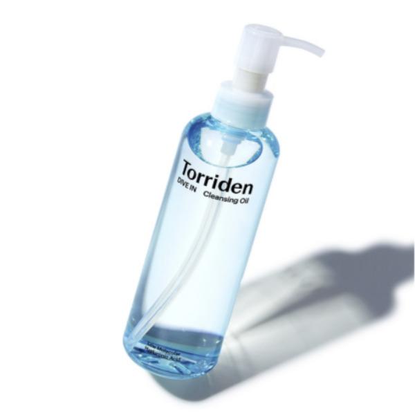 Torriden Dive-In Hyaluronic Acid Cleansing Oil Korean Hydrating Makeup Remover for Dry & Sensitive Skin Deep Pore Cleanser 200ml