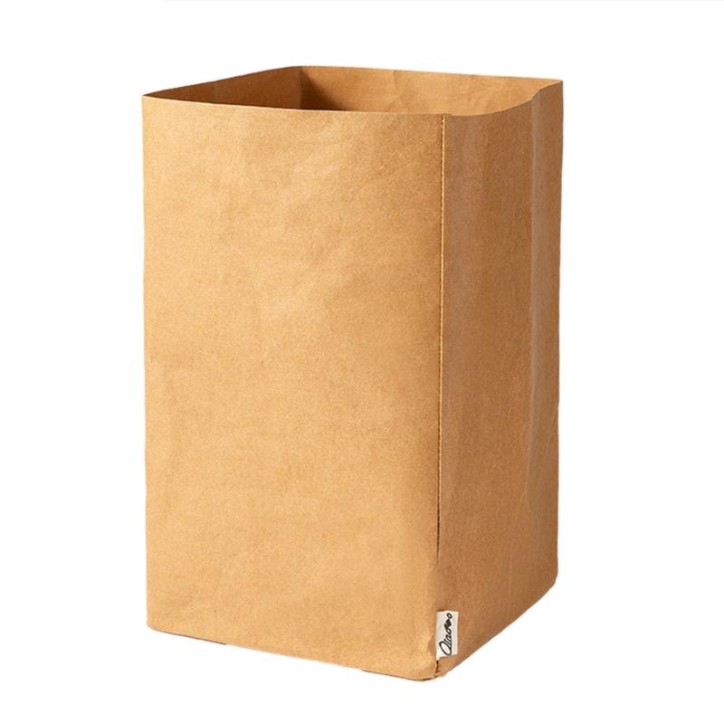 

Practical Reusable Kraft Paper Bags Convenient for Travel and Office Use Durable and Washable for Everyday Convenience S